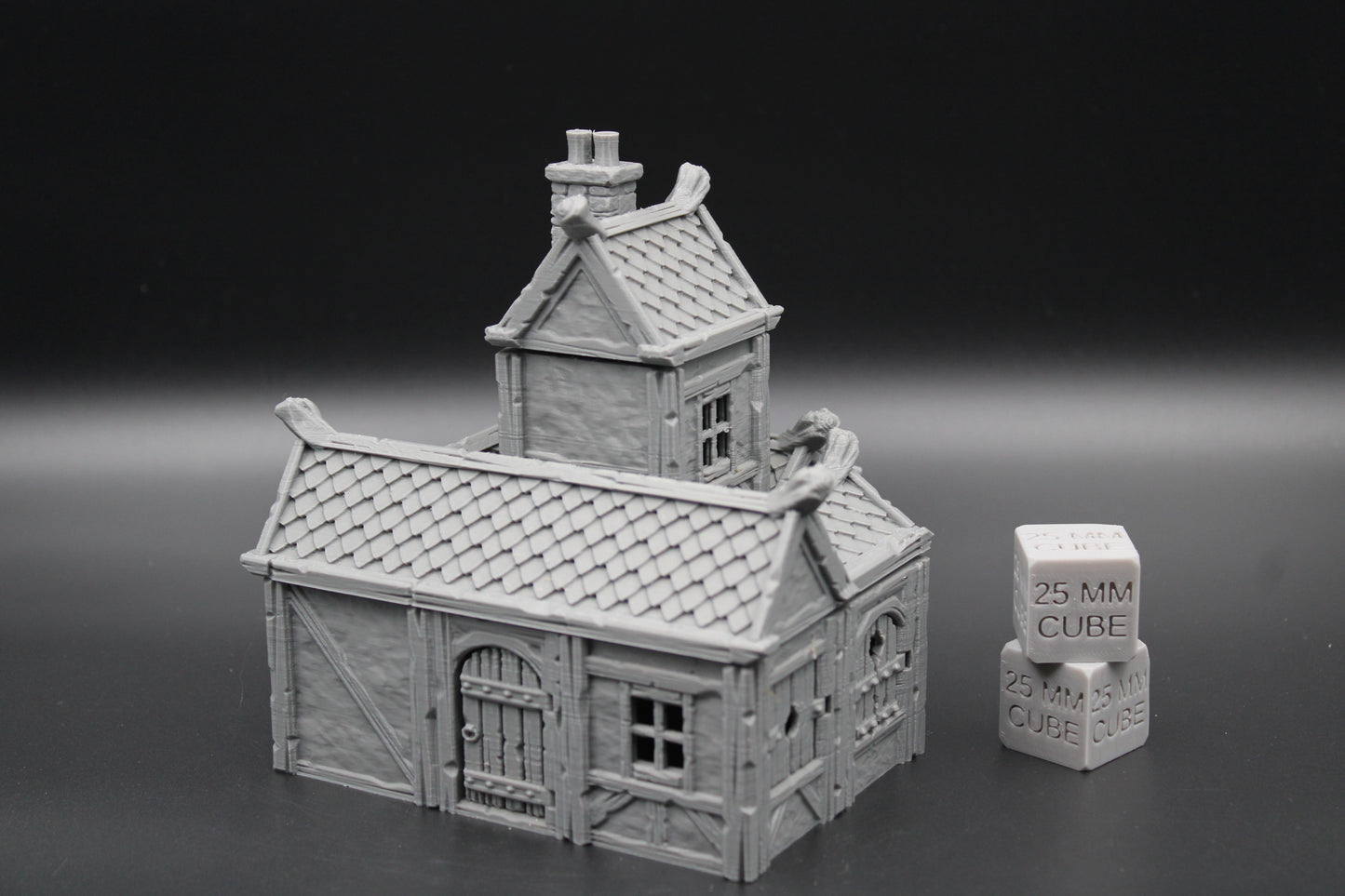 Tabletop Terrain Plaster Cob House 3of19 Town City Dnd RPG wargame skirmish 32mm