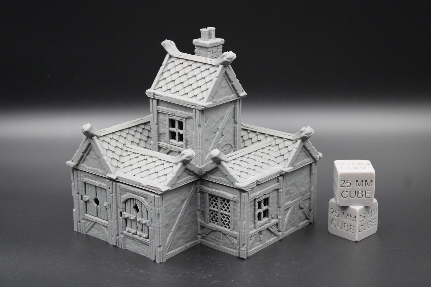 Tabletop Terrain Plaster Cob House 3of19 Town City Dnd RPG wargame skirmish 32mm