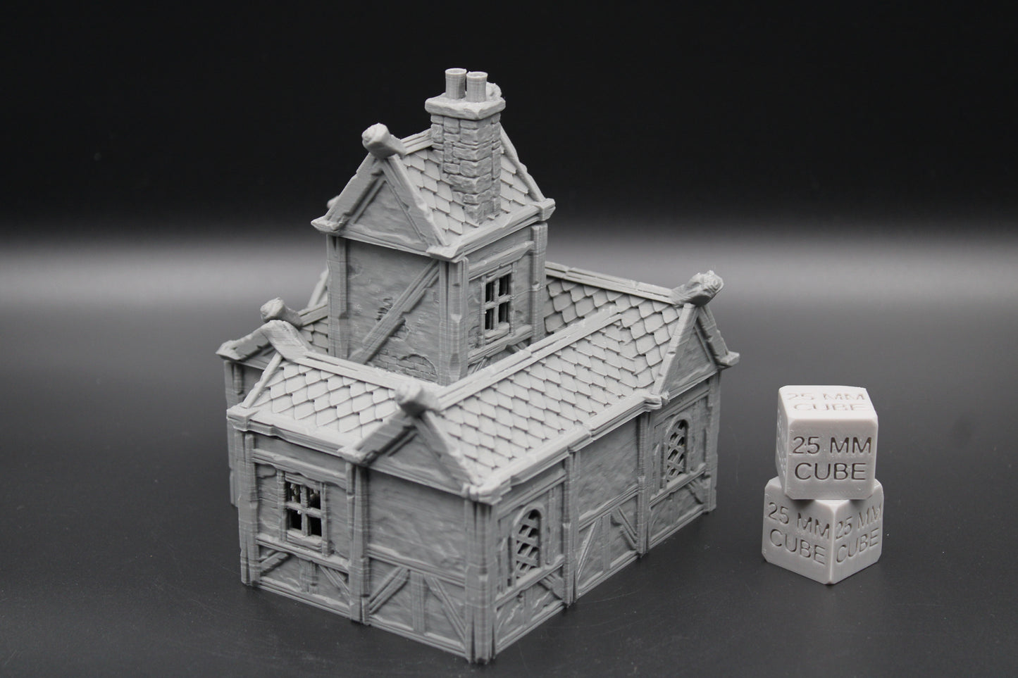 Tabletop Terrain Plaster Cob House 3of19 Town City Dnd RPG wargame skirmish 32mm