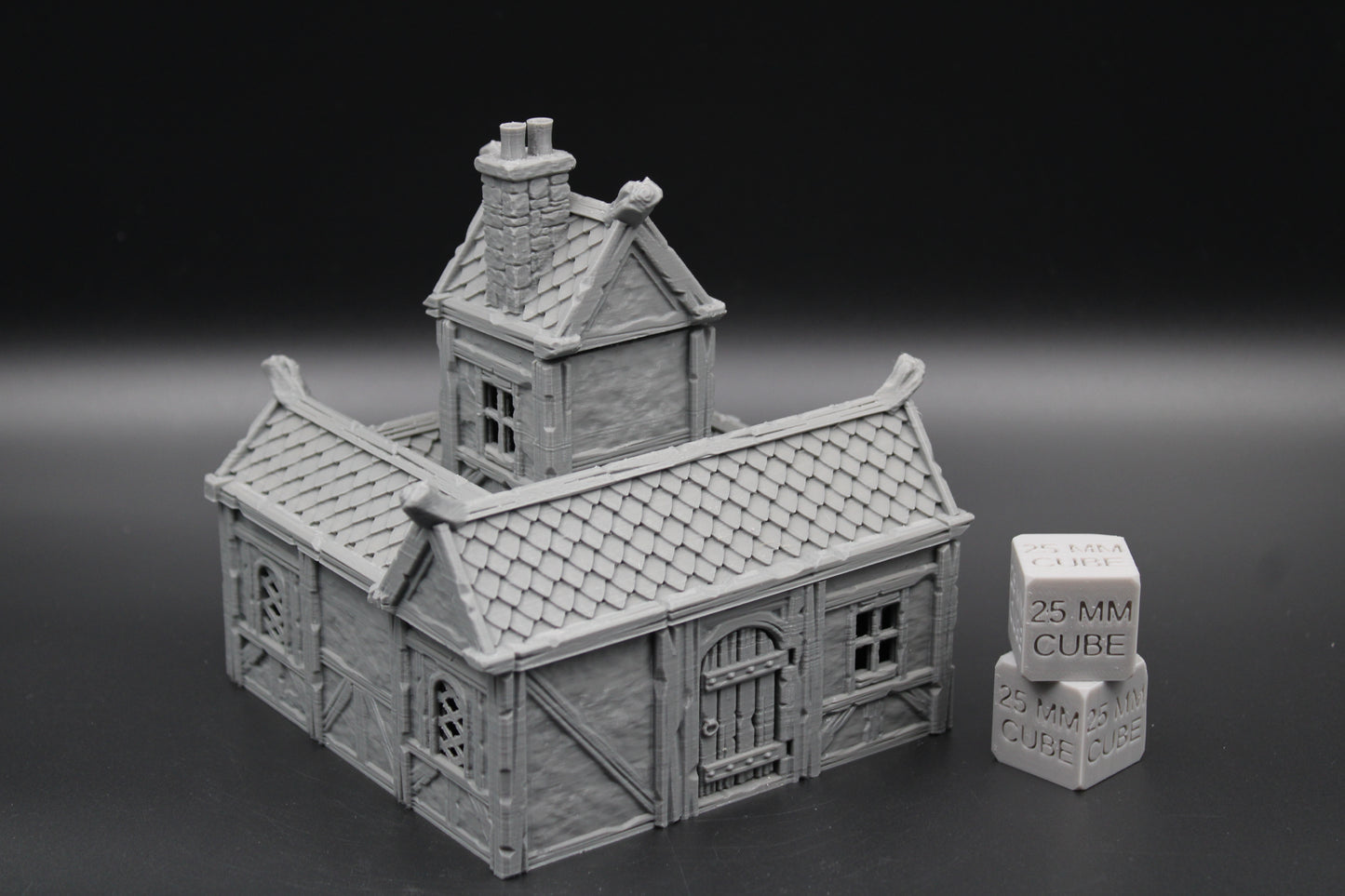 Tabletop Terrain Plaster Cob House 3of19 Town City Dnd RPG wargame skirmish 32mm