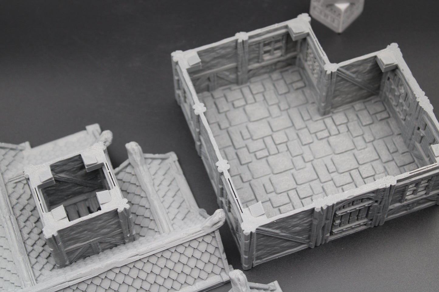 Tabletop Terrain Plaster Cob House 3of19 Town City Dnd RPG wargame skirmish 32mm