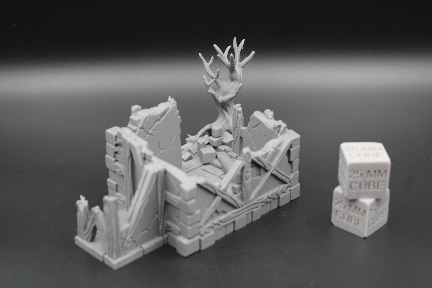 Tabletop Terrain Medieval Store House Ruin Dnd RPG wargame skirmish 28-32mm