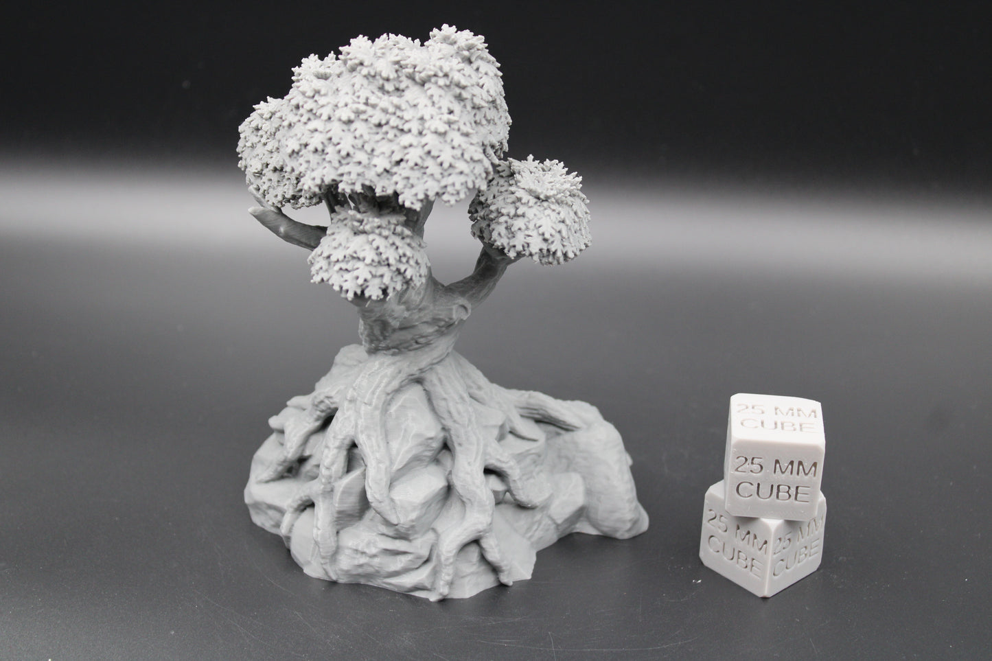 Tabletop Terrain Rock Stone Base Tree Gnarled Dnd RPG wargame skirmish 28mm