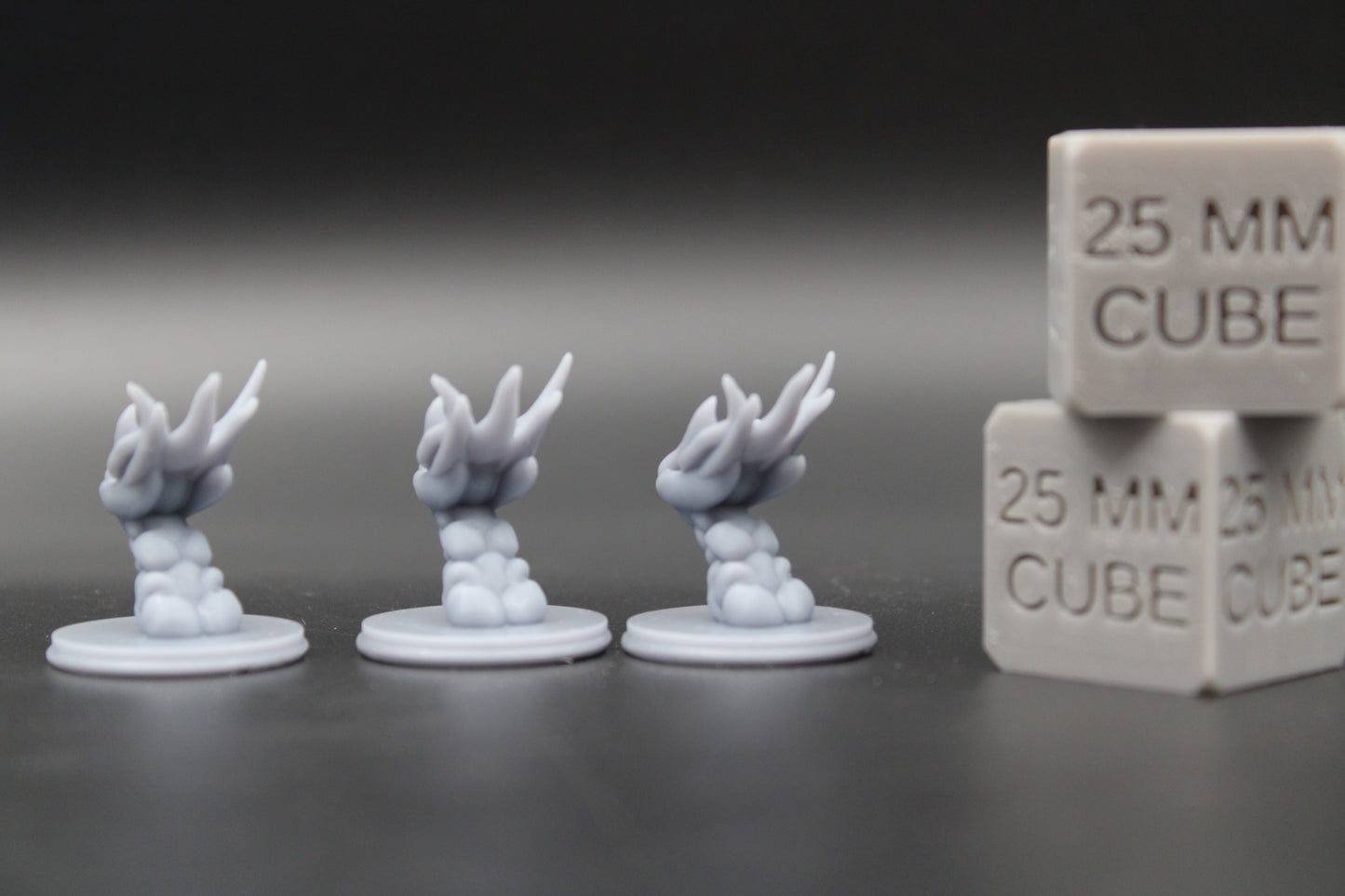 Will O Wisp Elemental Fireball Bolt Set 28mm 32mm Miniature Dnd RPG Skirmish