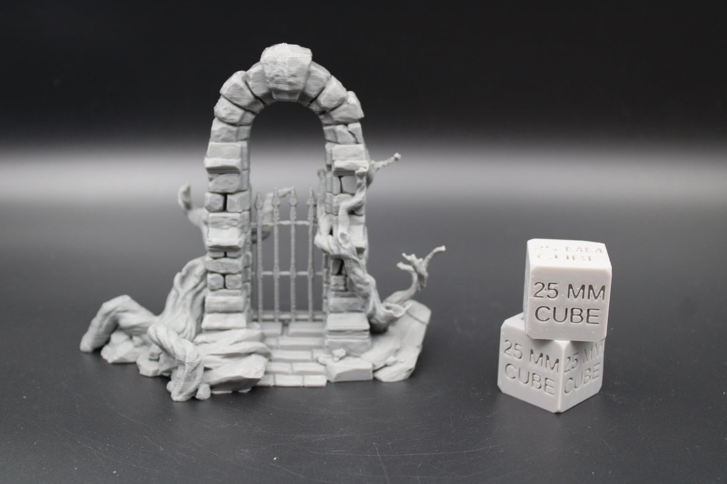 Tabletop Terrain Fantasy Medieval Gate Portal Ruin Dnd RPG Wargame Skirmish 28mm