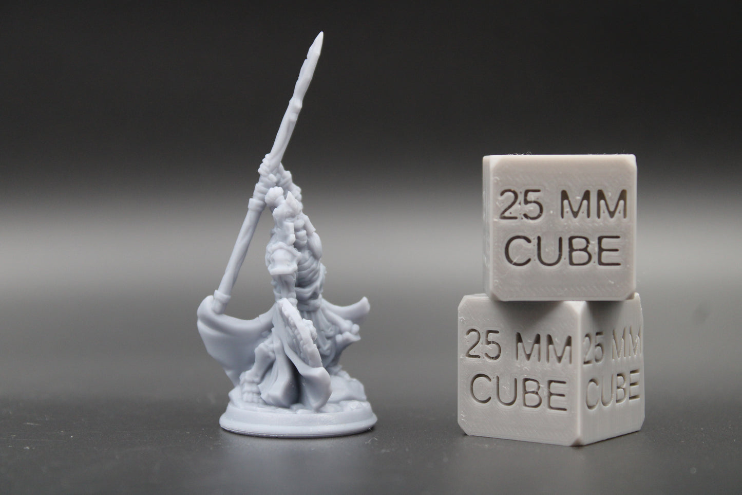 Skeleton Undead Shield Spear Armor Knight Warrior 32mm Miniature Dnd Skirmish