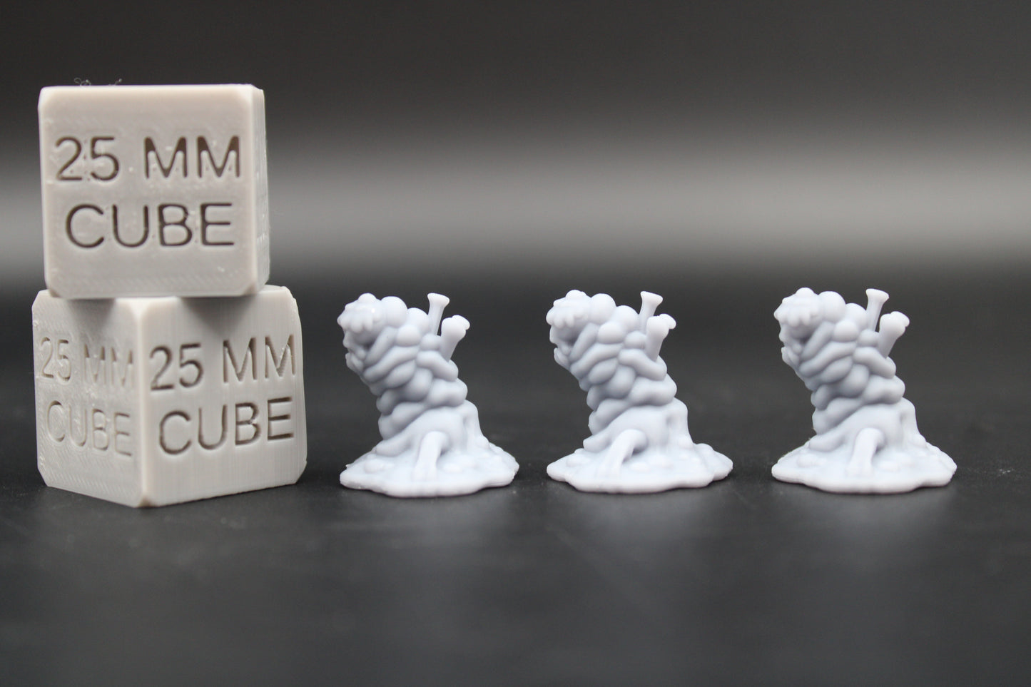 Necrotic Gooey Slime Ooze Gelatinous Undead x3 32mm Miniature Dnd Skirmish