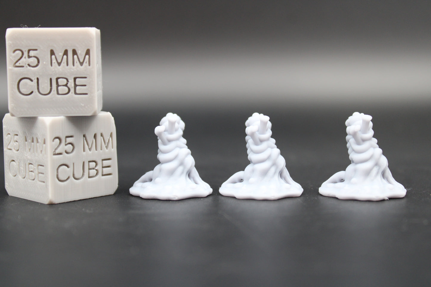 Necrotic Gooey Slime Ooze Gelatinous Undead x3 32mm Miniature Dnd Skirmish