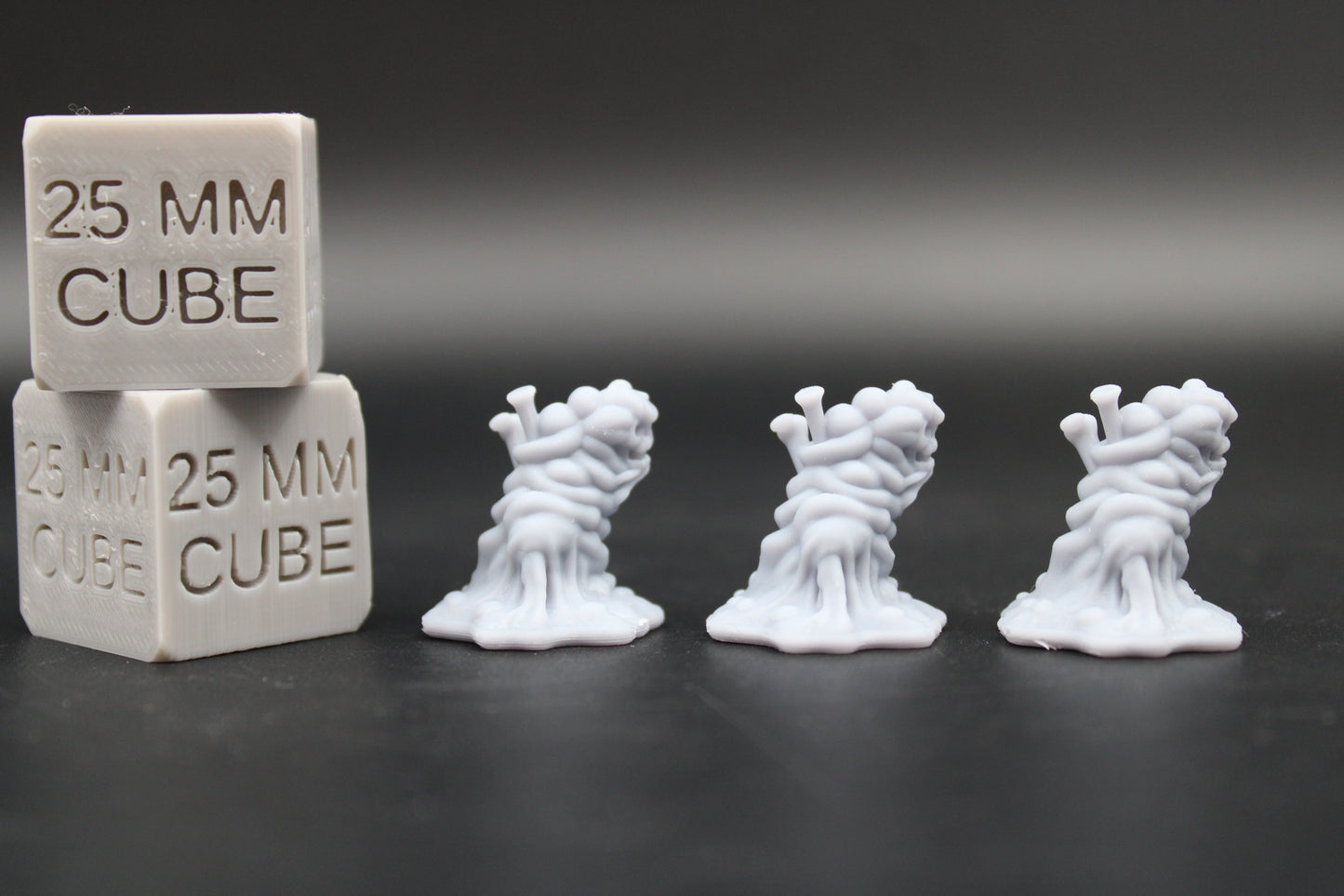 Necrotic Gooey Slime Ooze Gelatinous Undead x3 32mm Miniature Dnd Skirmish