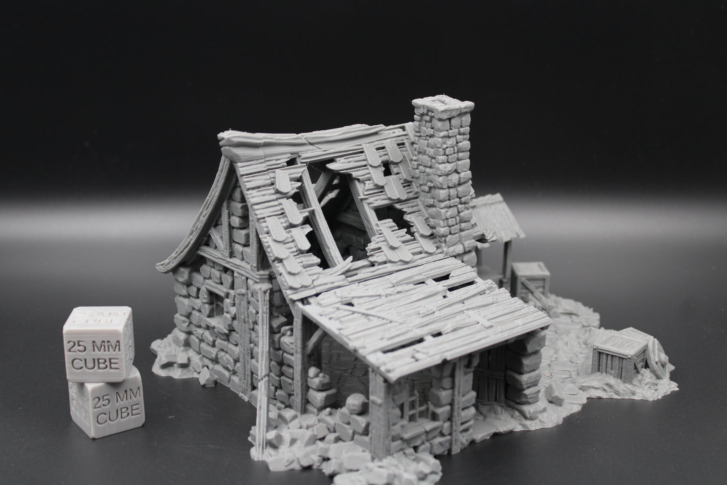 Tabletop Terrain Fantasy Blacksmith Forge Ruin Dnd RPG Wargame Skirmish 28mm