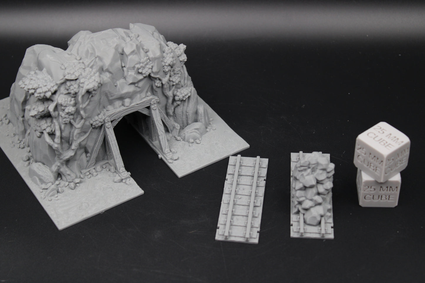Tabletop Terrain Fantasy Mine Entrance Dnd RPG wargame skirmish 28-32mm