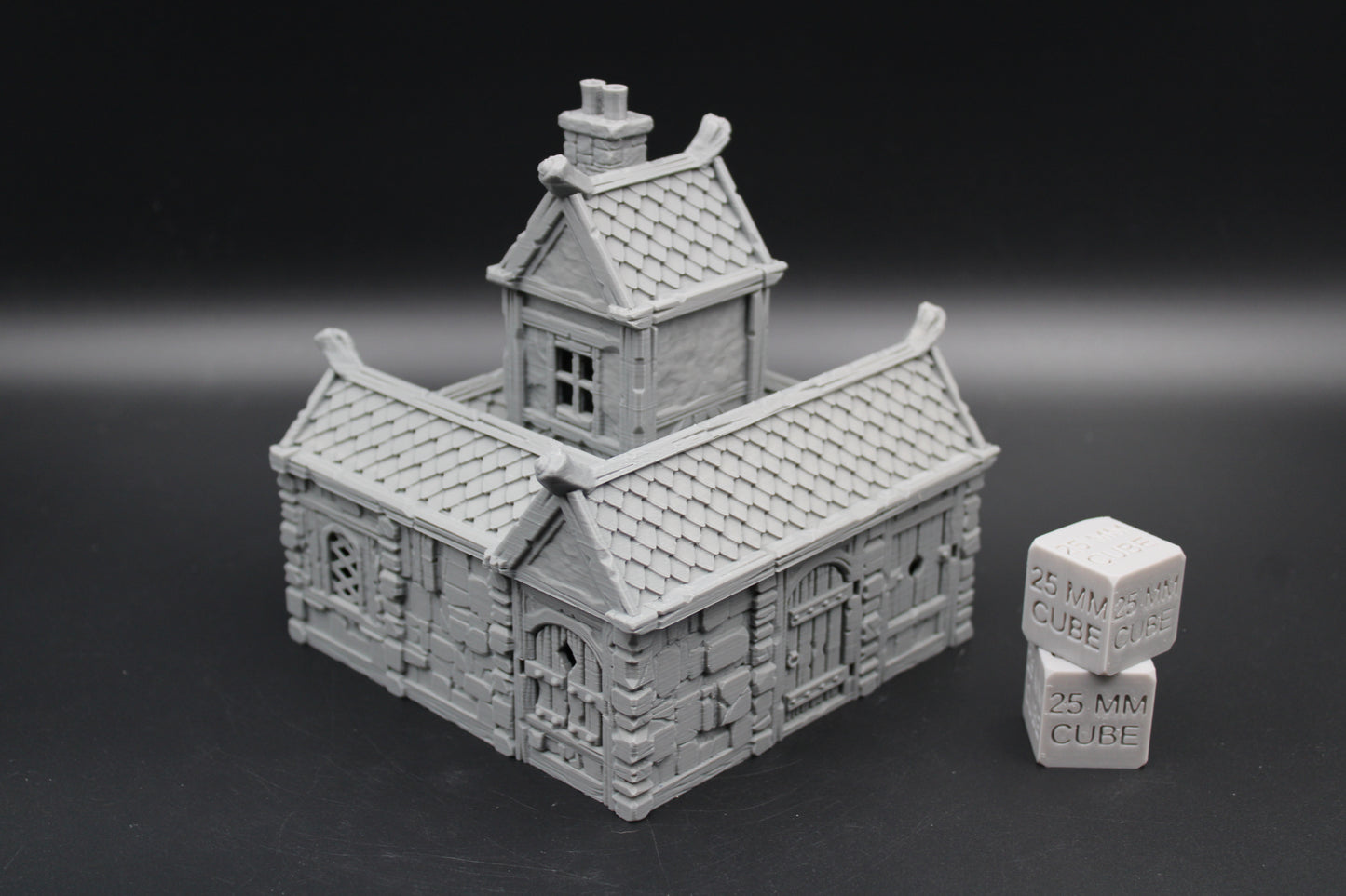 Tabletop Terrain Plaster Stone House 3of19 Town City Dnd RPG wargame skirmish 28mm