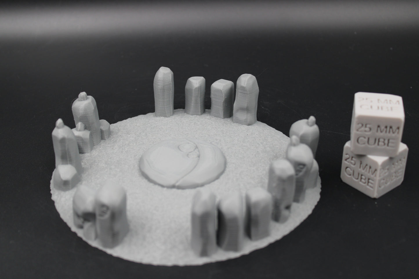 Short Henge Cairn Rock Stone Circle Sacred 28mm skirmish rpg wargame terrain tabletop