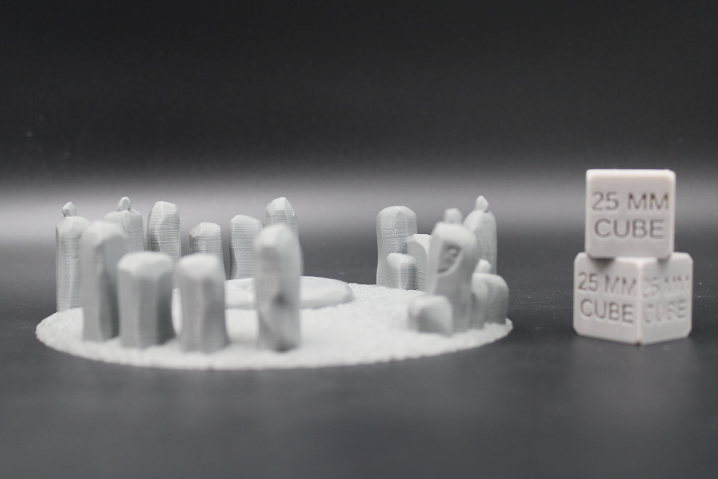 Short Henge Cairn Rock Stone Circle Sacred 28mm skirmish rpg wargame terrain tabletop