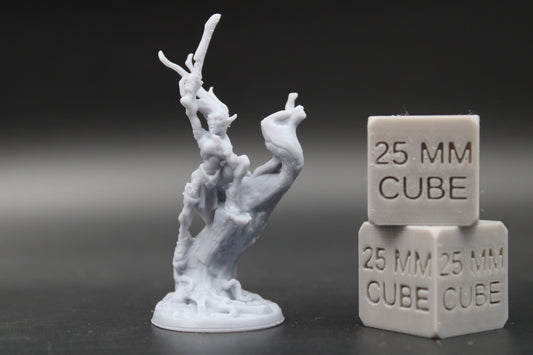 Wood Elf Warband Minion Warrior Fighter Grunt Sword Tree 1of3 32mm Miniature Dnd Skirmish
