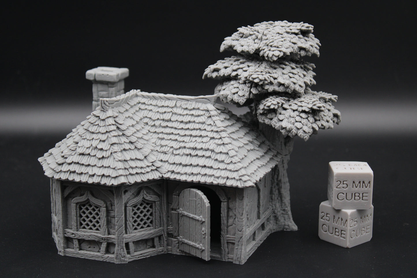 Tabletop Terrain Alchemist Druid Cottage House Dnd RPG wargame skirmish 28mm