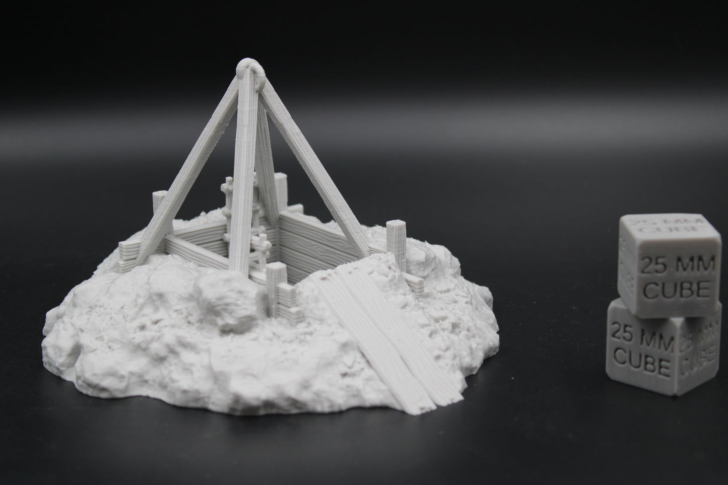 Tabletop Terrain Fantasy Mine Entrance Dnd RPG wargame skirmish 28mm