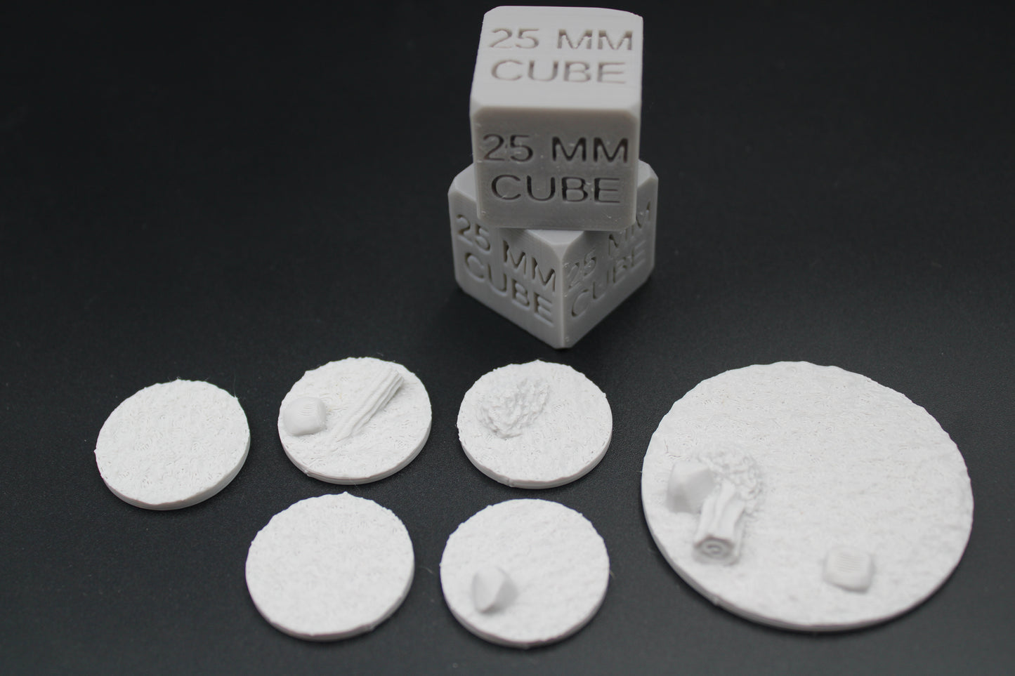 Miniature Bases Forest Grass 25mm 50mm Set Miniature Dnd RPG wargame skirmish