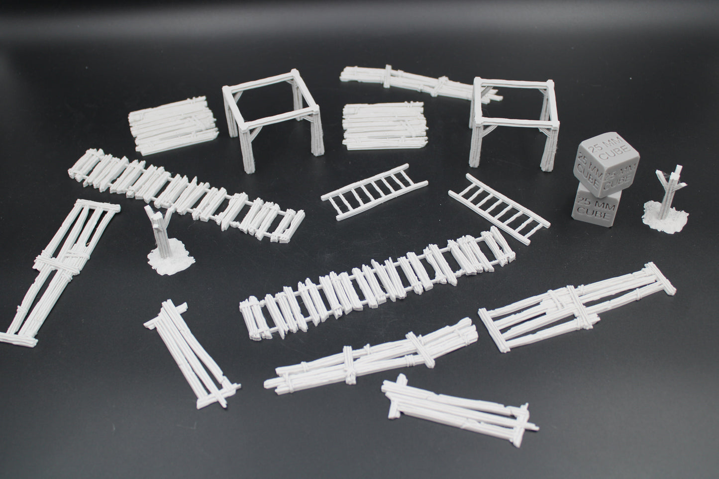 Tabletop Terrain Fantasy Modular Walkway Catwalk Platform Scatter Ruin Dnd RPG wargame skirmish 28-32mm