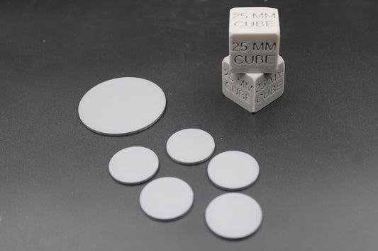 Miniature Flat Base 25mm 50mm Set Miniature Dnd RPG wargame skirmish