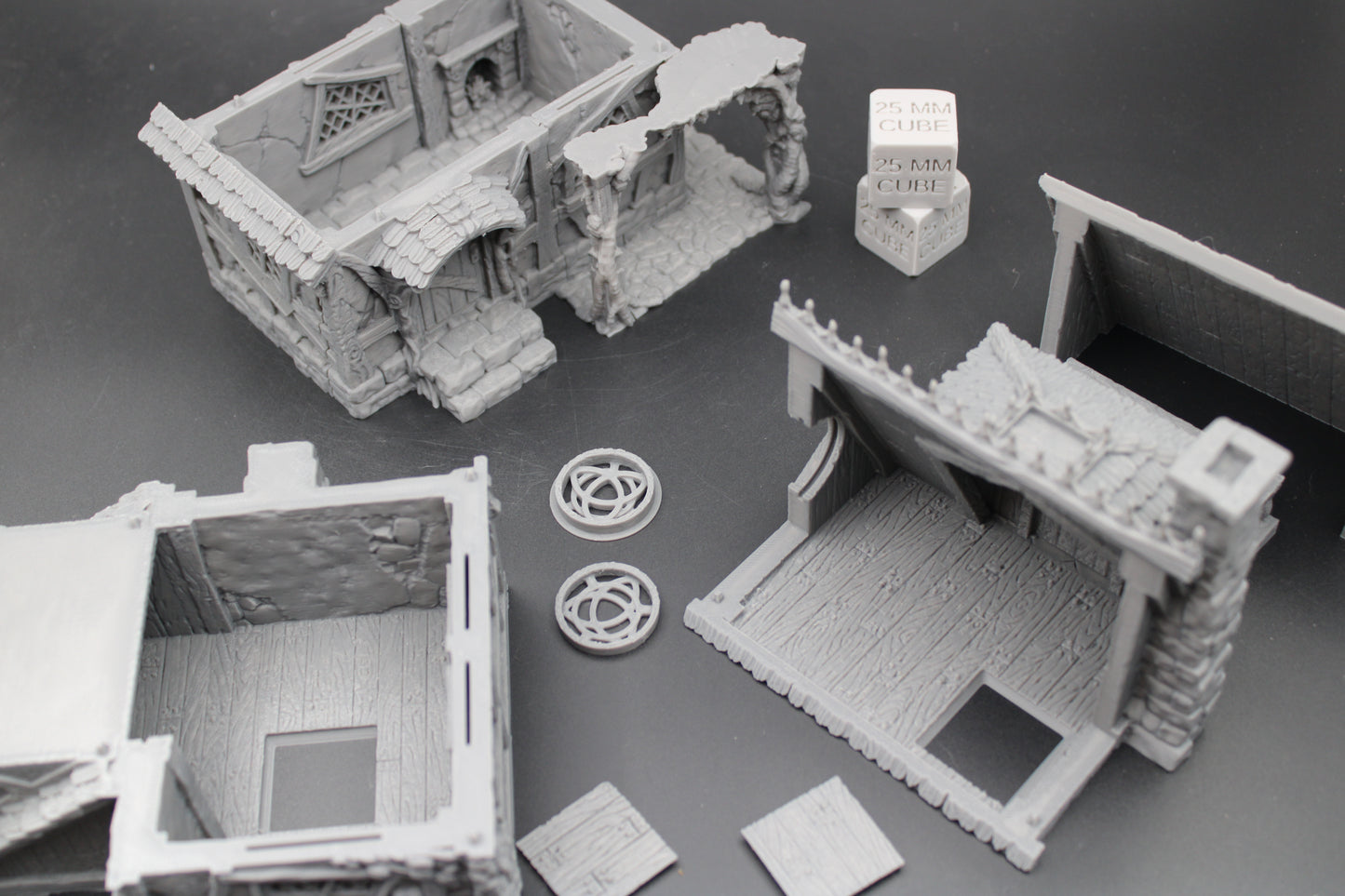 Tabletop Terrain Healers House Witch Wizard Hag Dnd RPG wargame skirmish 28mm