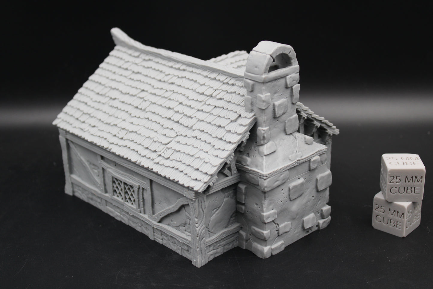 Tabletop Terrain Cottage House Dnd RPG wargame skirmish 28 32mm
