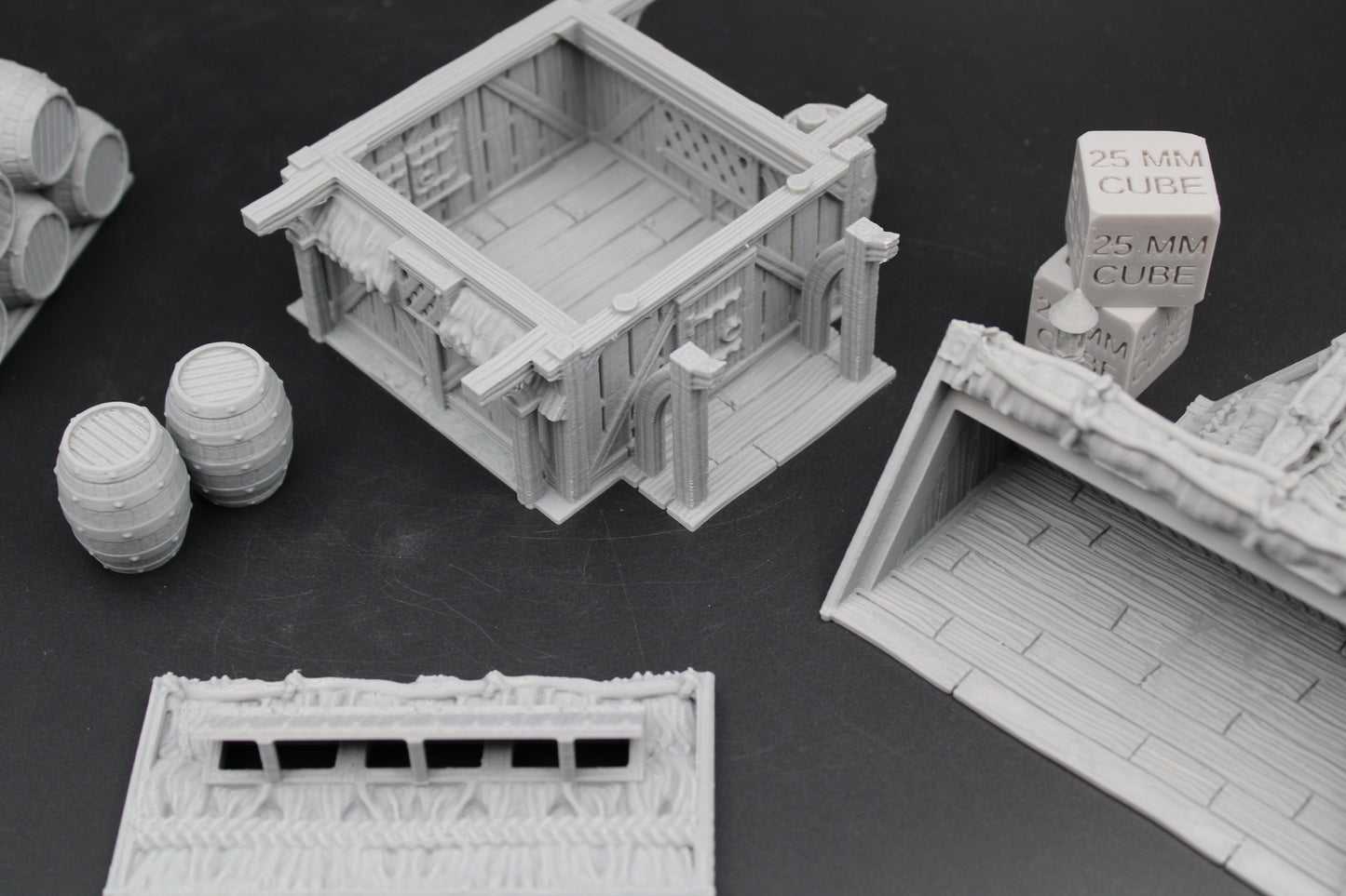 Tabletop Terrain Fantasy Ale Wine Storehouse Warehouse Dnd RPG wargame skirmish 28mm