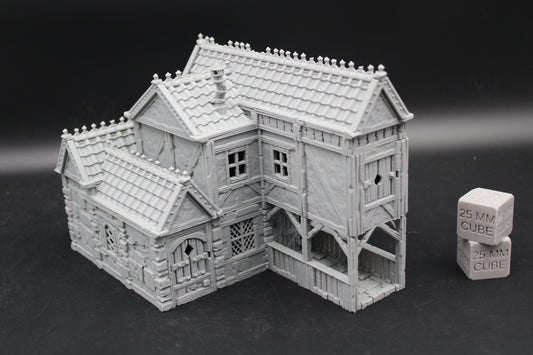 Tabletop Terrain Stone House 6of19 Town City Dnd RPG wargame skirmish 28-32mm