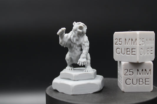 Bear Statue Miniature Dnd RPG wargame skirmish