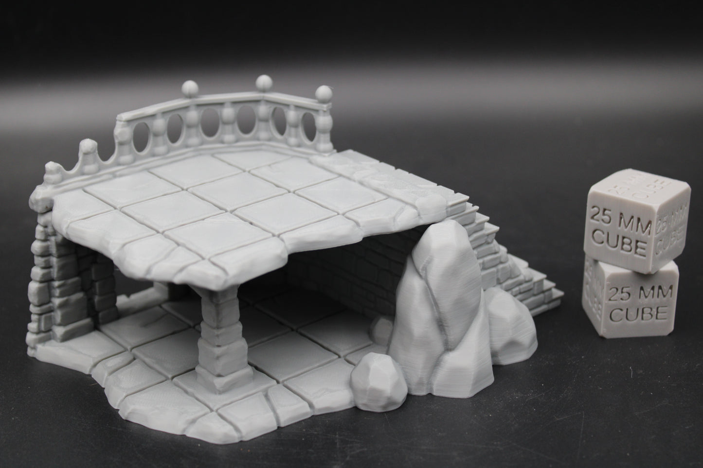 Tabletop Terrain Seaside Manor House Ruin Dnd Rpg Wargame Skirmish 28-32mm