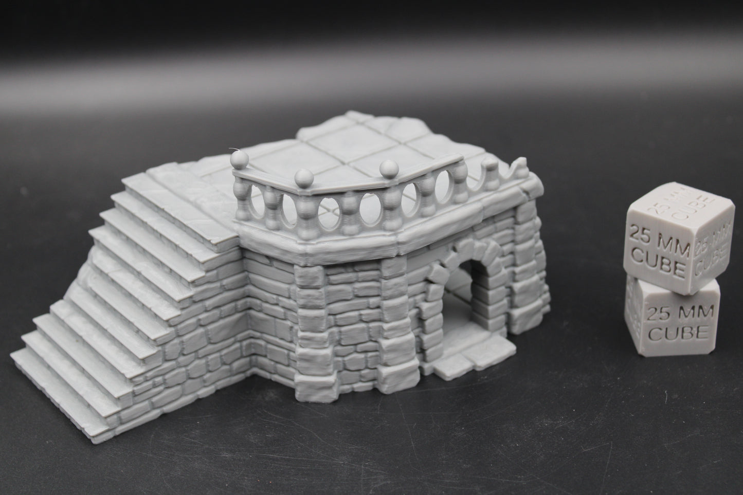 Tabletop Terrain Seaside Manor House Ruin Dnd Rpg Wargame Skirmish 28-32mm
