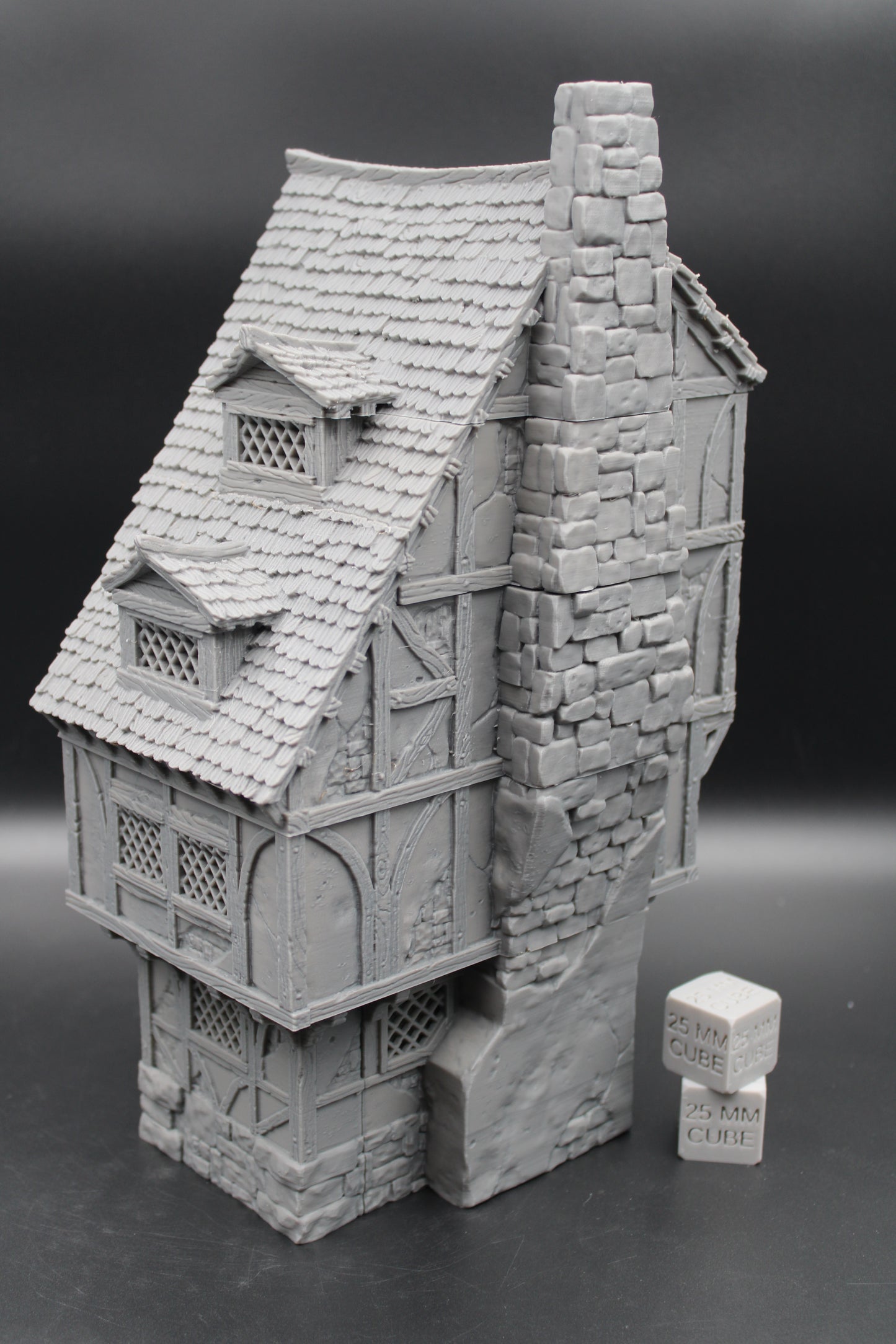 Tabletop Terrain Large 4 story Medieval Estate House Dnd RPG wargame skirmish 28mm