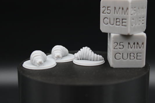 Maggot Grub Worm Carrion Flesh Larva Set of 3 28mm 32mm Miniature Dnd RPG Skirmish