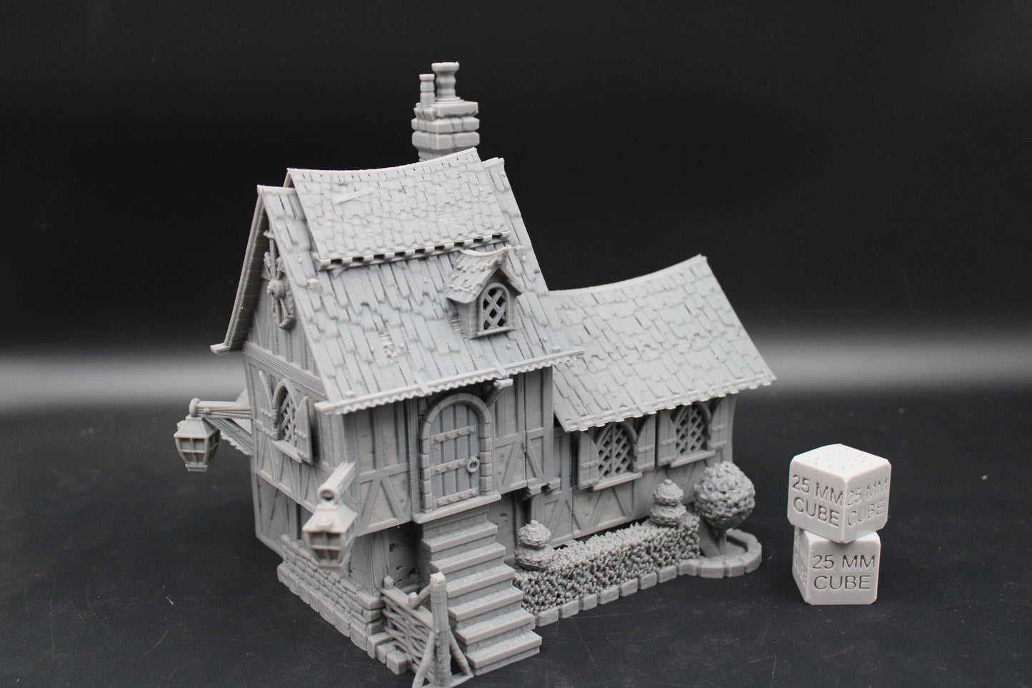 Tabletop Terrain Fantasy Bi Level Cottage House Dnd RPG wargame skirmish 28mm