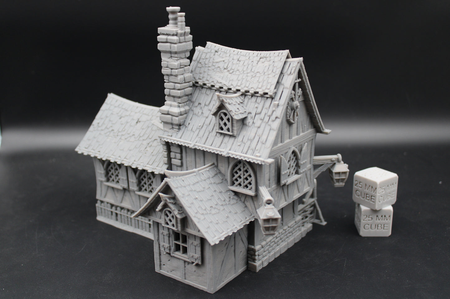 Tabletop Terrain Fantasy Bi Level Cottage House Dnd RPG wargame skirmish 28mm