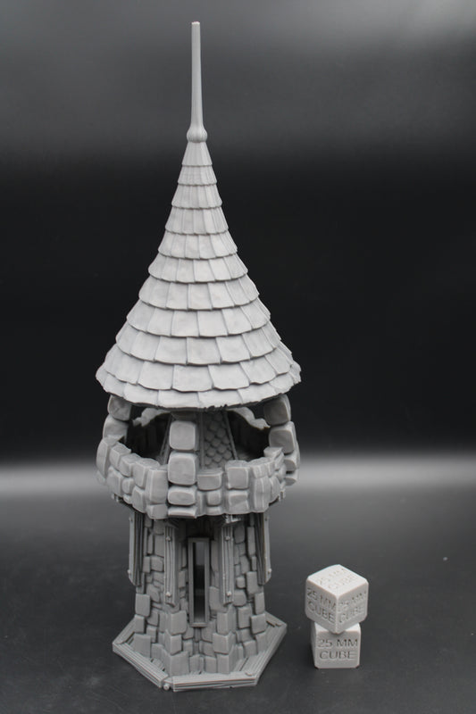Tabletop Terrain Fantasy Signal Tower Dnd RPG wargame skirmish 28mm