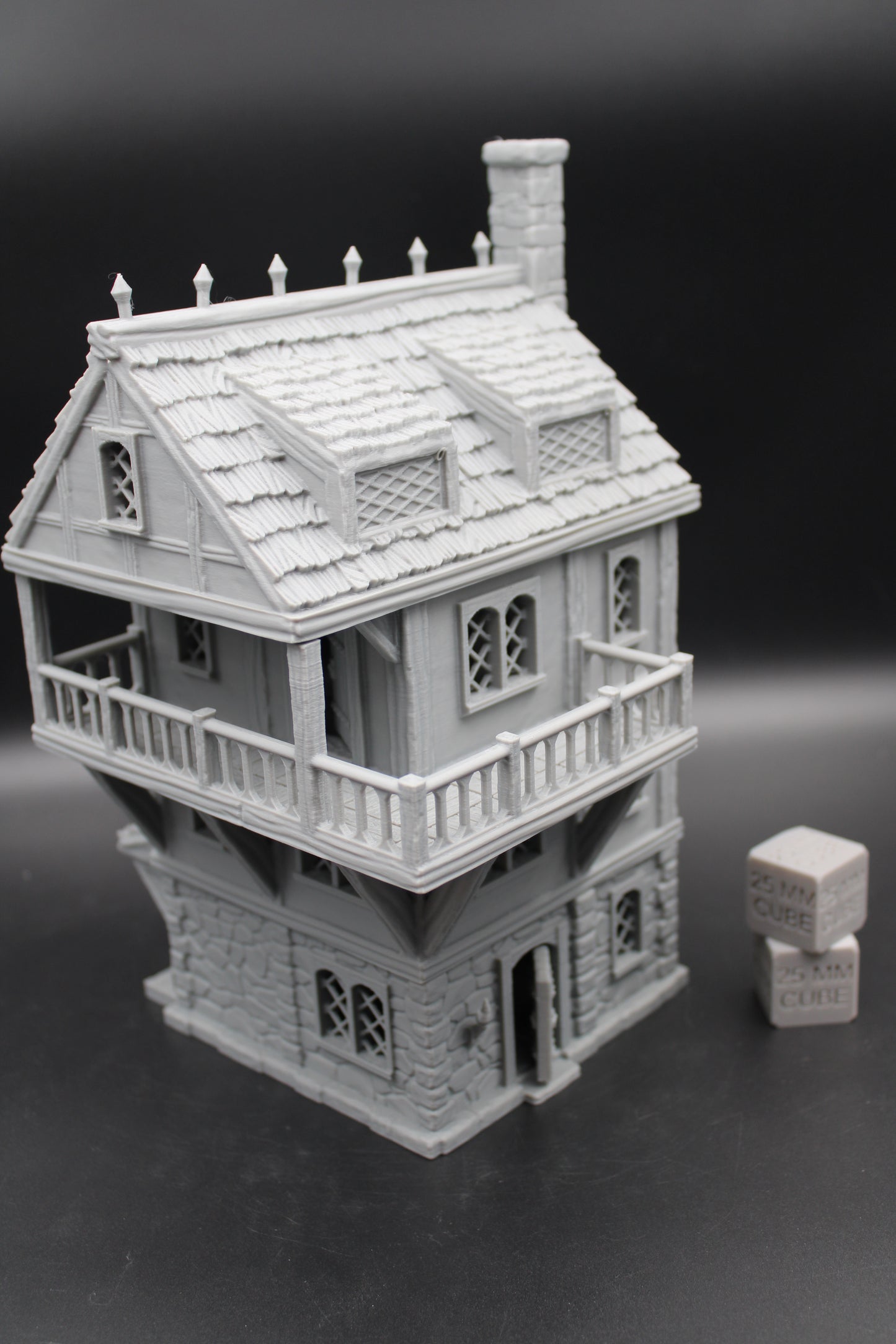 Tabletop Terrain Seaside Wood Roof Merchant Trader House Dnd Rpg Wargame Skirmish 28-32mm