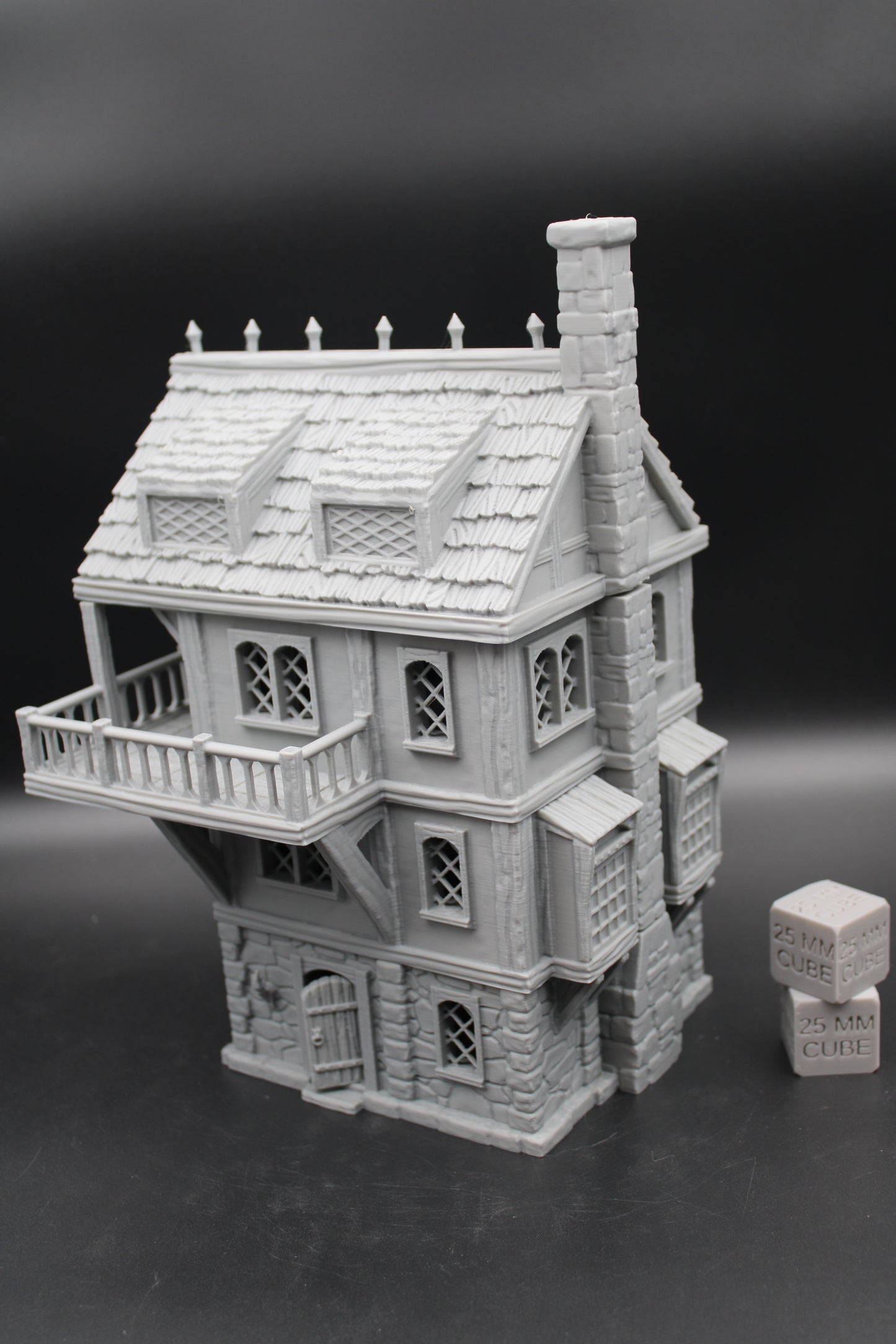 Tabletop Terrain Seaside Wood Roof Merchant Trader House Dnd Rpg Wargame Skirmish 28-32mm