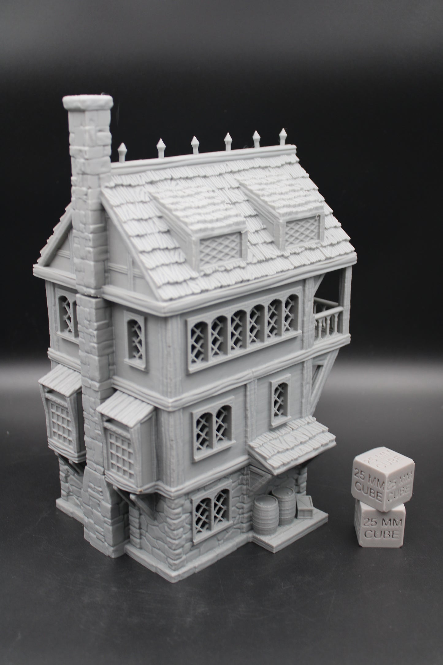 Tabletop Terrain Seaside Wood Roof Merchant Trader House Dnd Rpg Wargame Skirmish 28-32mm