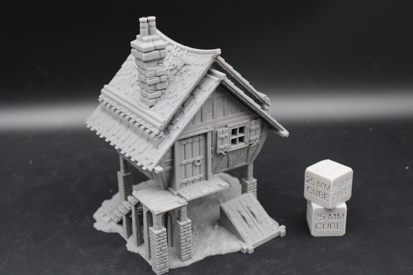 Tabletop Terrain Fantasy Lookout Cabin Dnd RPG wargame skirmish 28mm
