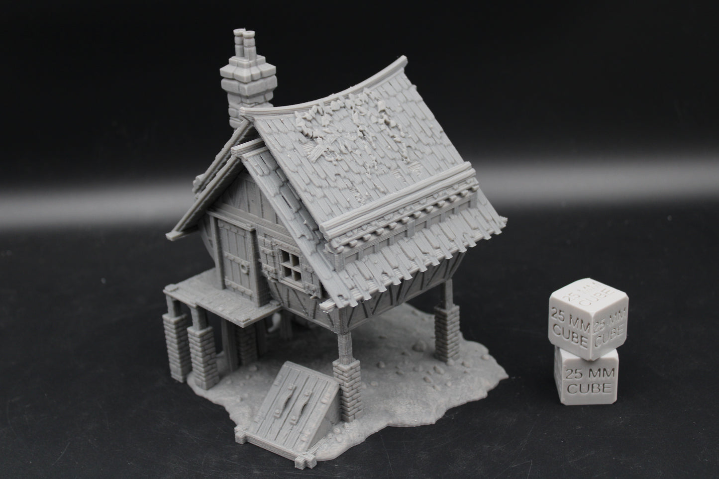 Tabletop Terrain Fantasy Lookout Cabin Dnd RPG wargame skirmish 28mm