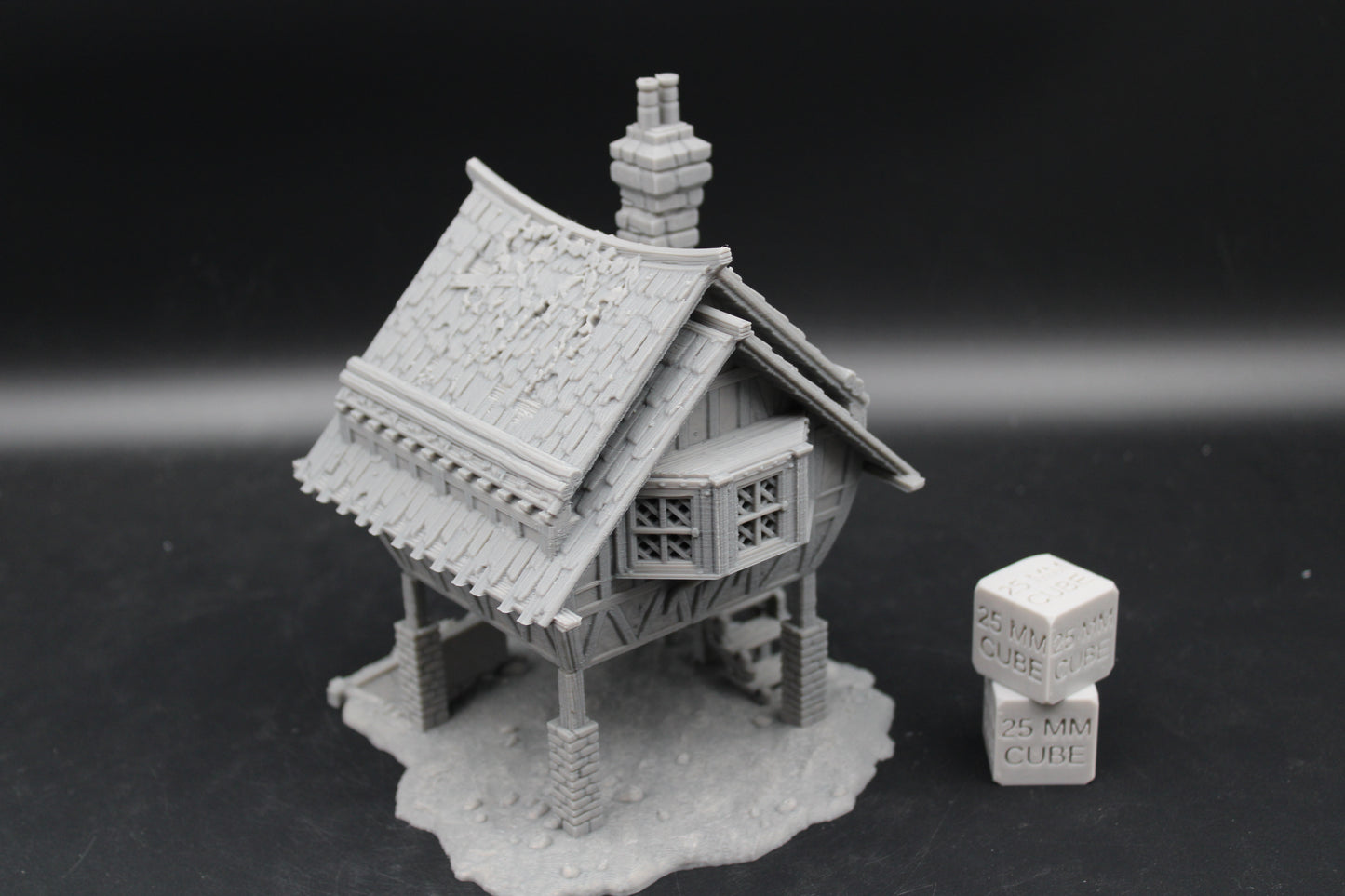 Tabletop Terrain Fantasy Lookout Cabin Dnd RPG wargame skirmish 28mm