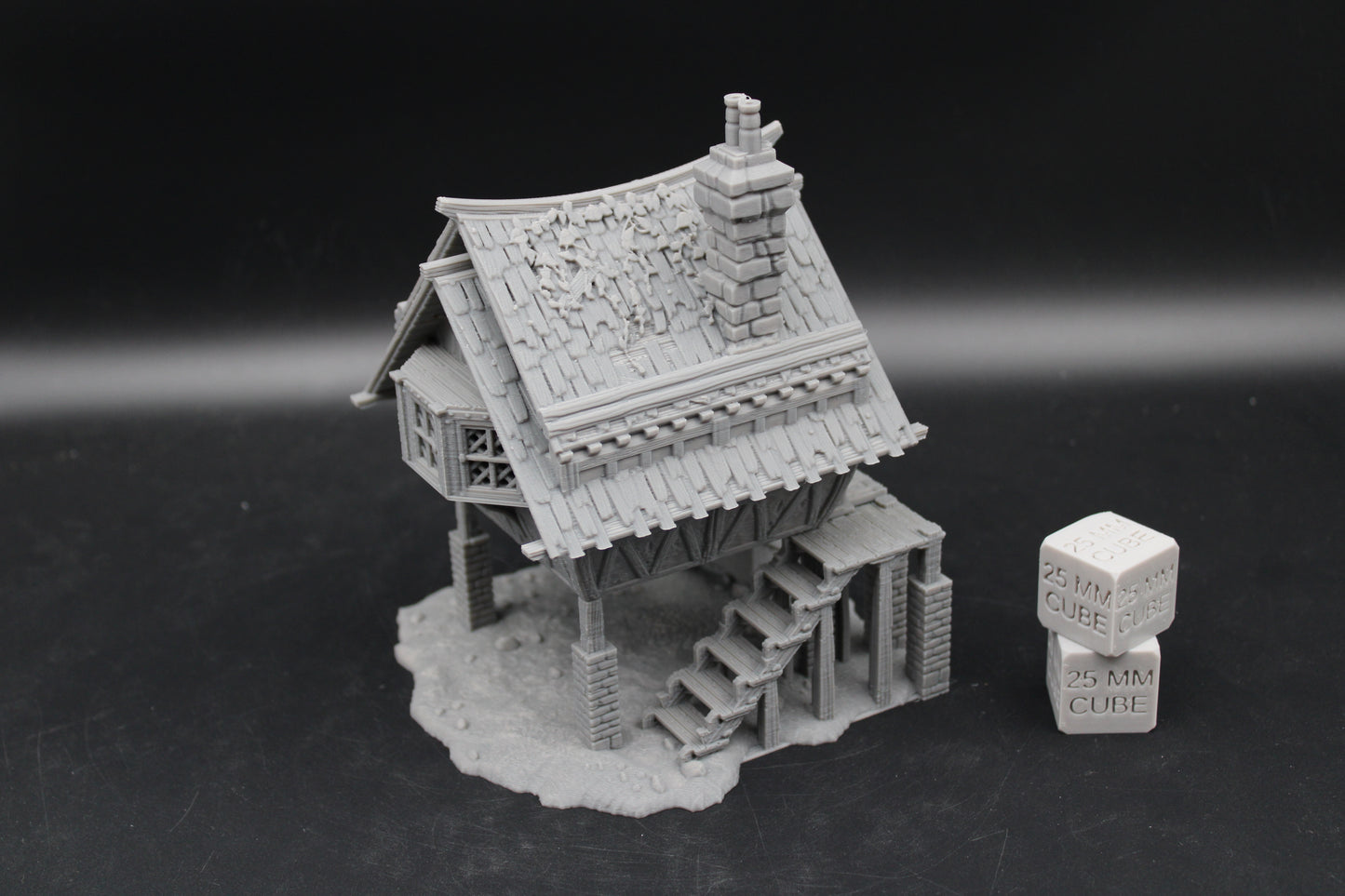 Tabletop Terrain Fantasy Lookout Cabin Dnd RPG wargame skirmish 28mm