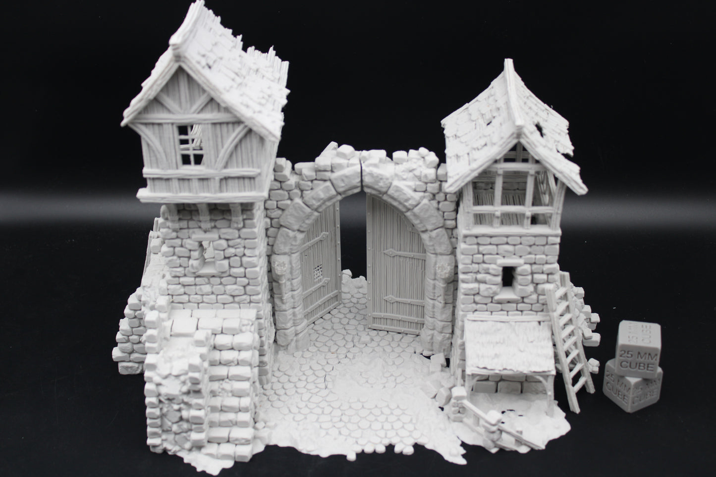 Tabletop Terrain Fantasy Tower Castle Gate Ruin Dnd RPG Wargame Skirmish 28mm