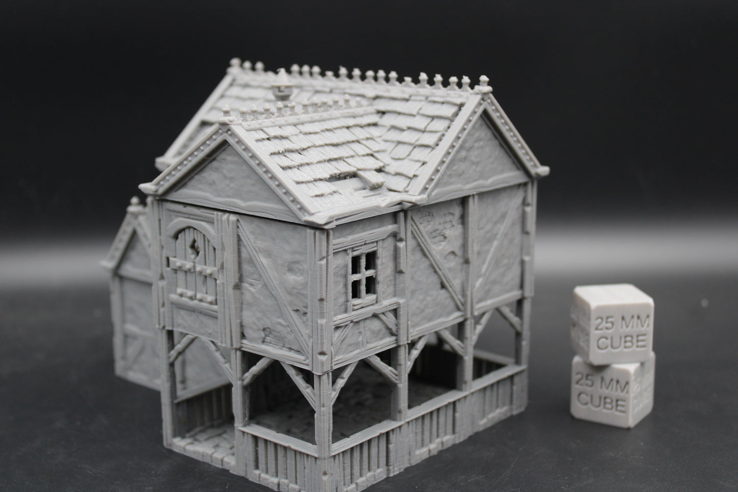 Tabletop Terrain Plaster Cob House 7of19 Town City Dnd RPG wargame skirmish 28-32mm