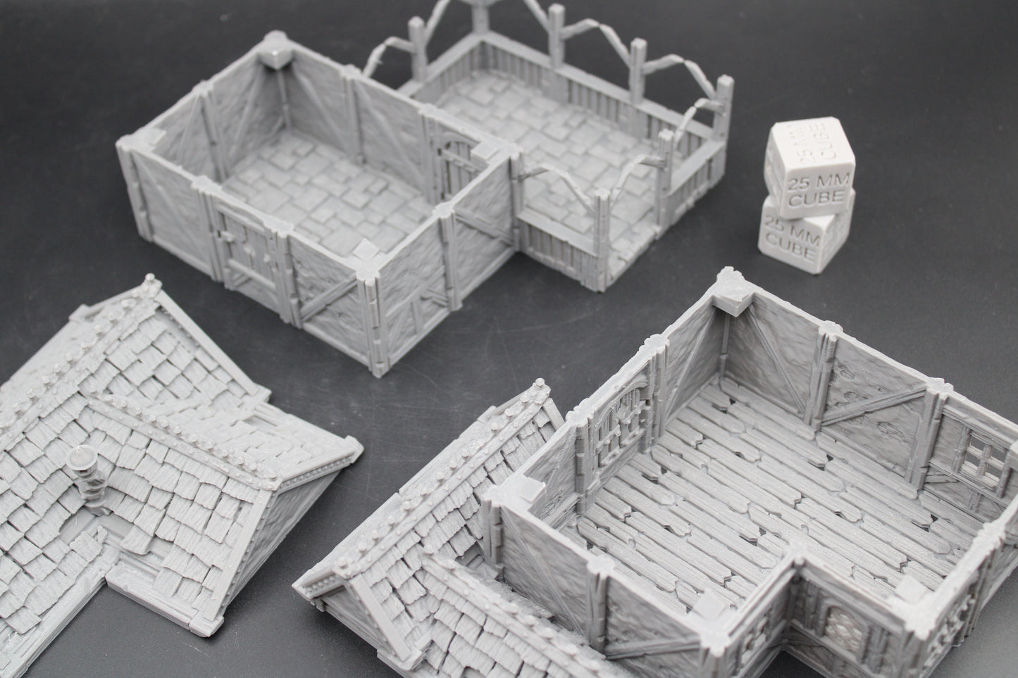 Tabletop Terrain Plaster Cob House 7of19 Town City Dnd RPG wargame skirmish 28-32mm