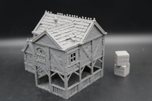 Tabletop Terrain Stone House 7of19 Town City Dnd RPG wargame skirmish 28-32mm