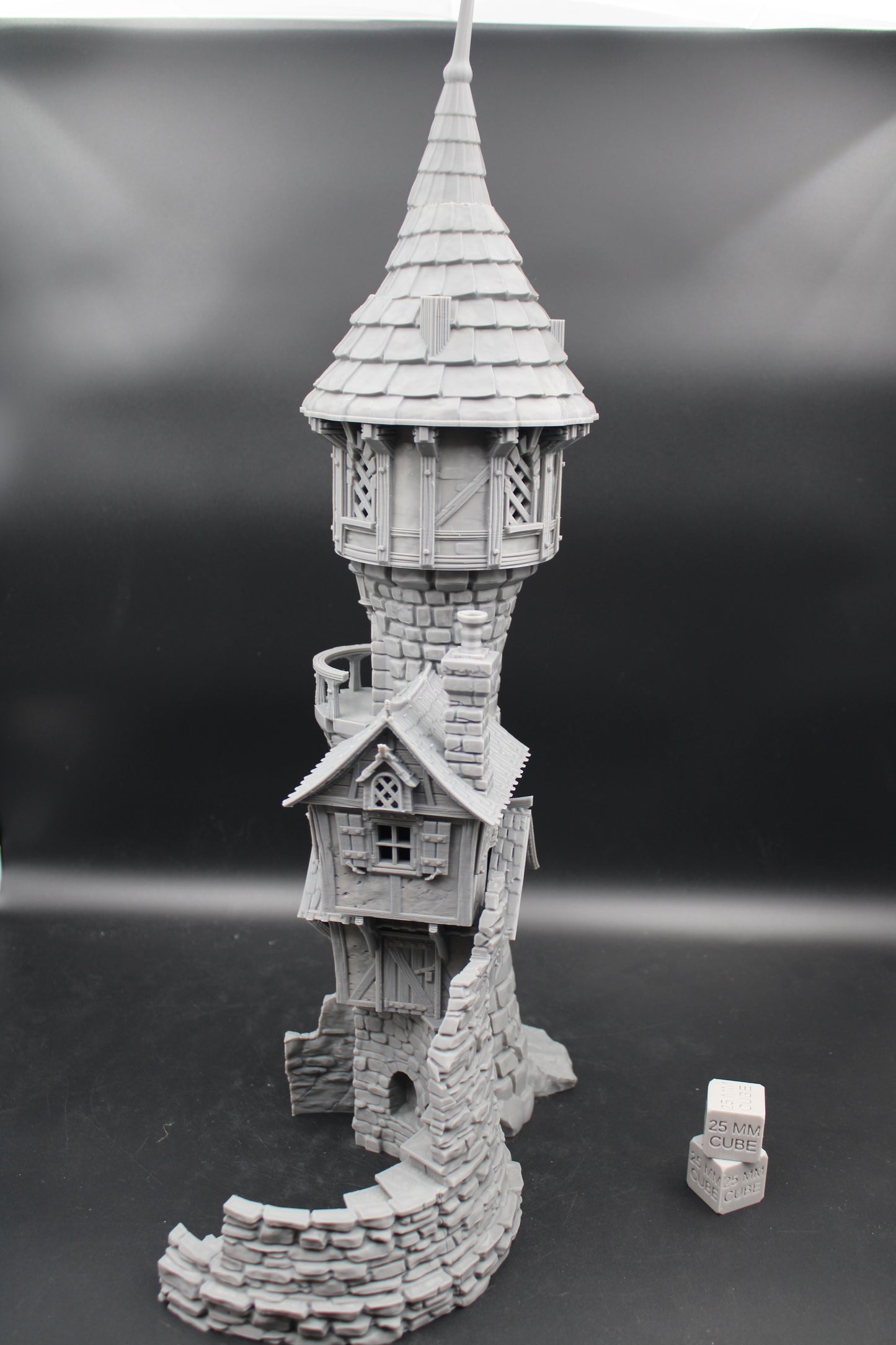 Tabletop Terrain Fantasy Mad Architect Wizard Spellcaster Tower Dnd RPG wargame skirmish 28mm