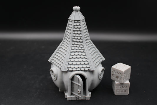 Tabletop Terrain Giant Pumpkin House Tall Roof 28mm skirmish rpg wargame