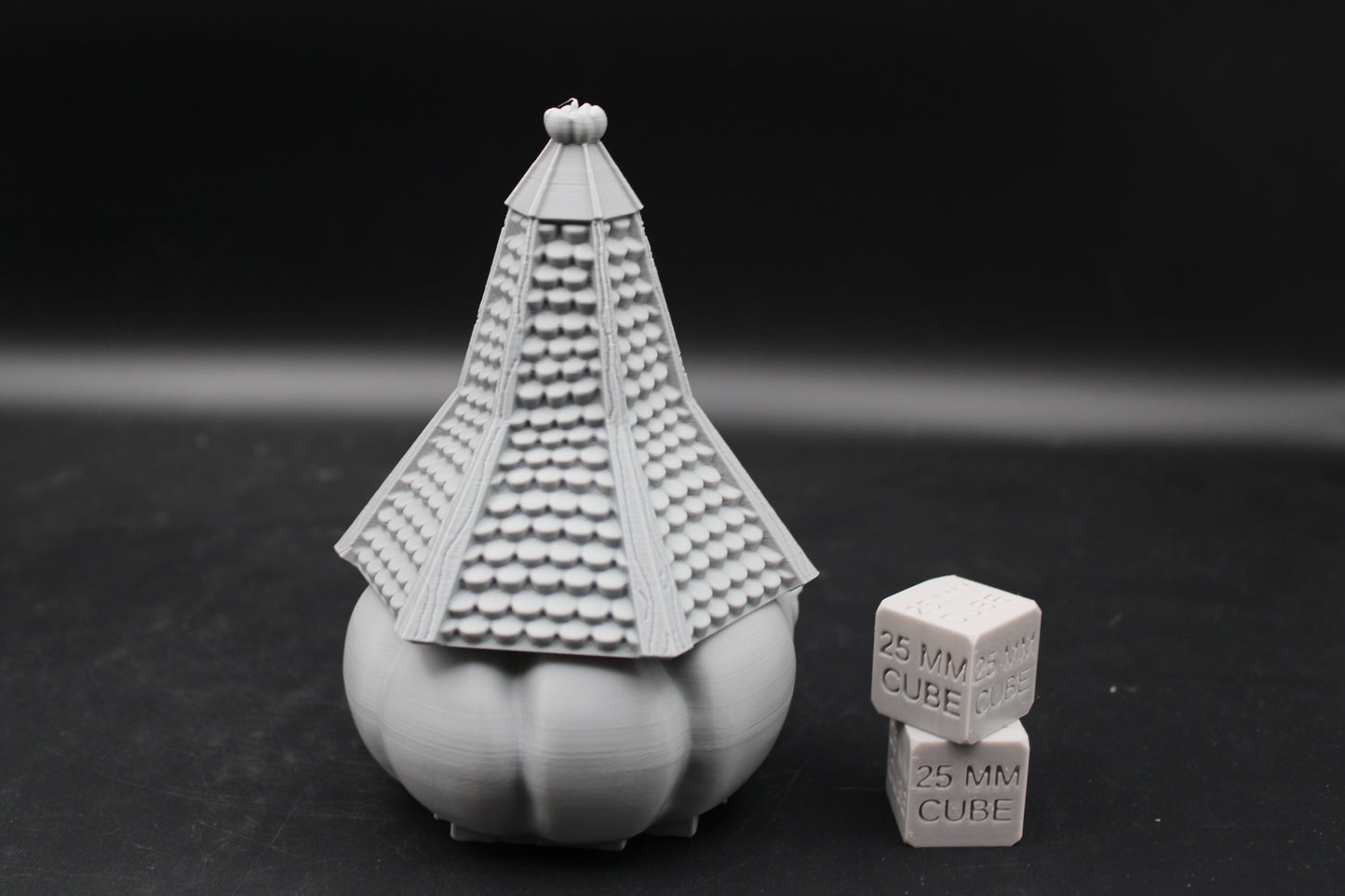 Tabletop Terrain Giant Pumpkin House Tall Roof 28mm skirmish rpg wargame